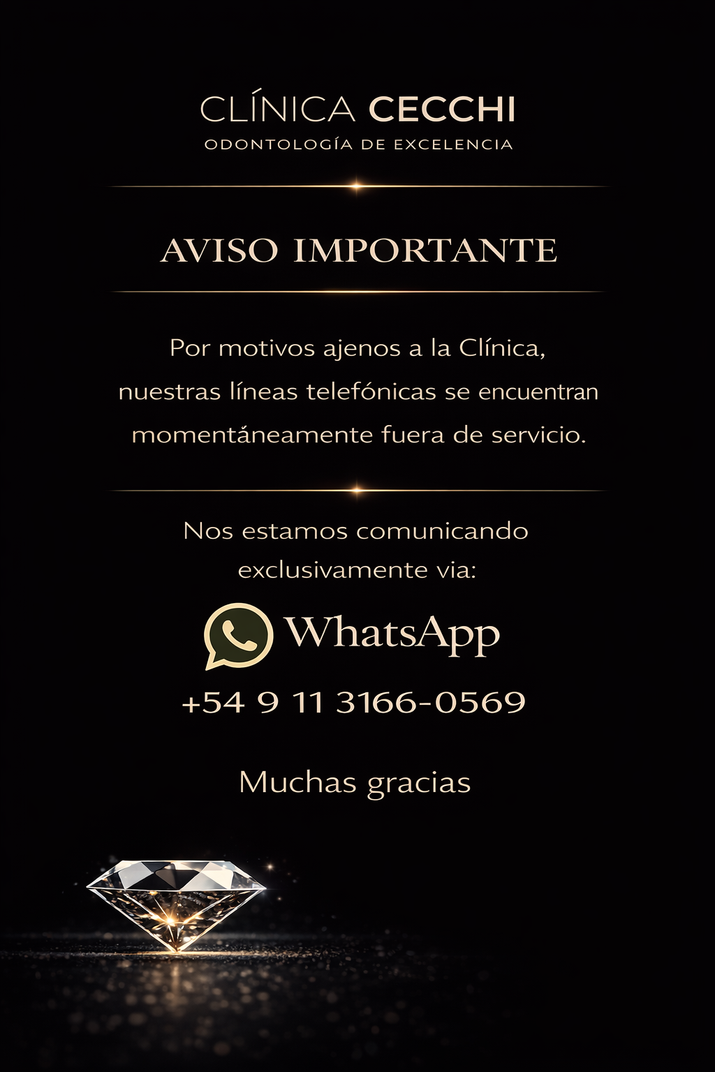 Líneas fuera de servicio